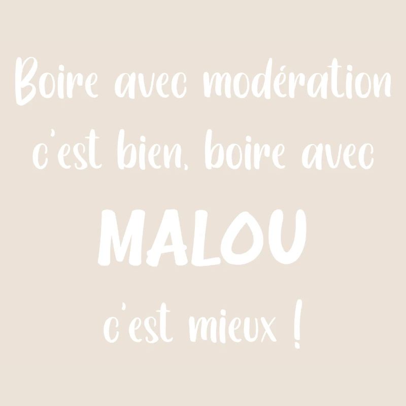 Boire avec malou