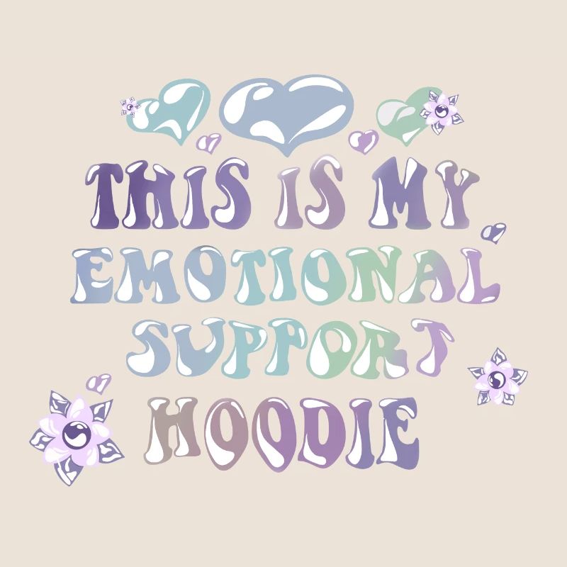 "Emocional Support Kapuzenpullover"