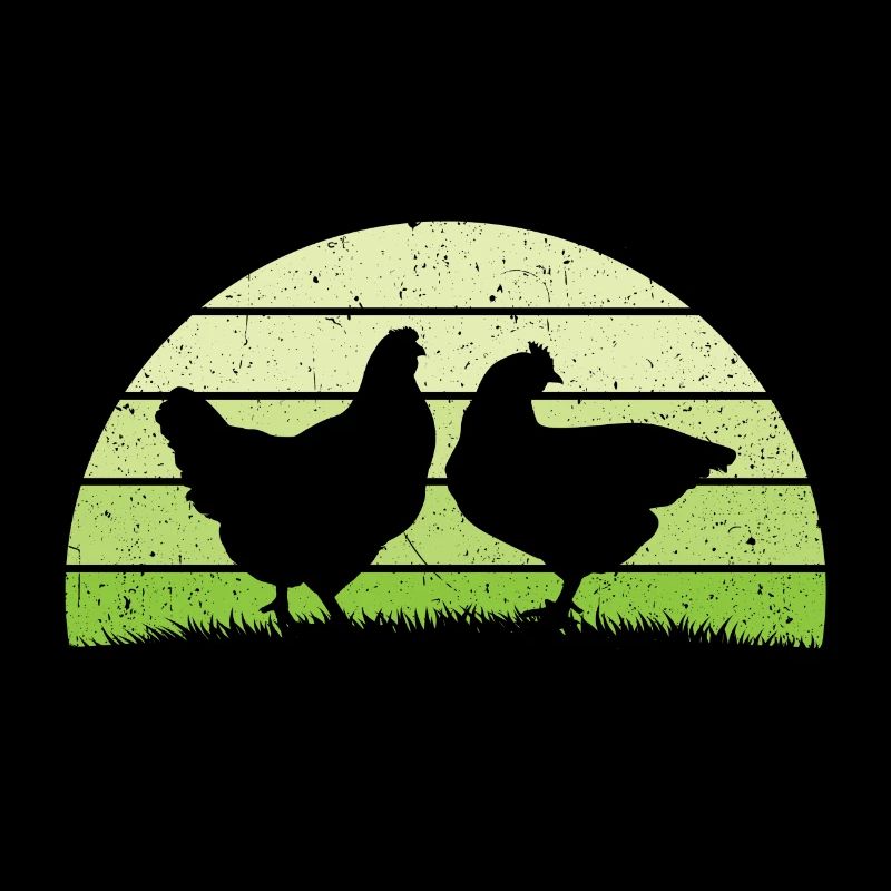 Poule retro poules