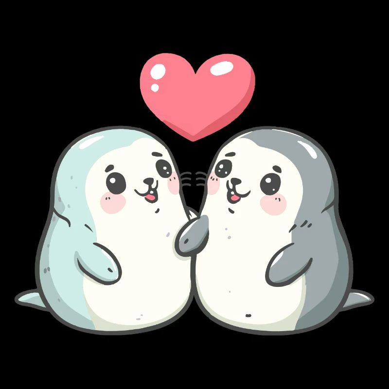 Robbe Tier Paar Liebe