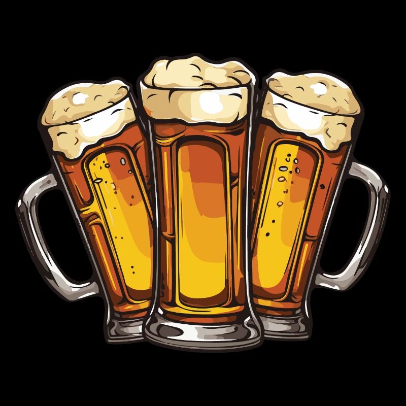 Beer Drinking Team Beer Glass