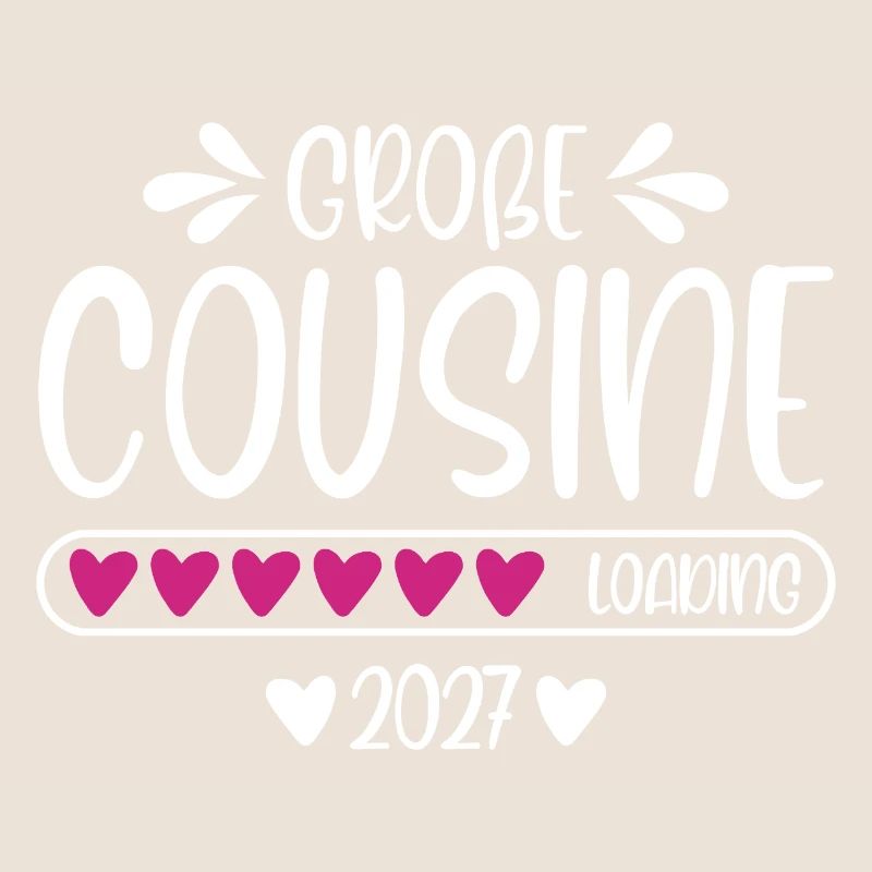 Große Cousine 2027 loading Herzchen Ladebalken