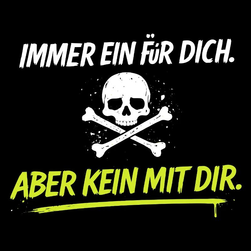 Neon Schädelkreuz mit Spruch