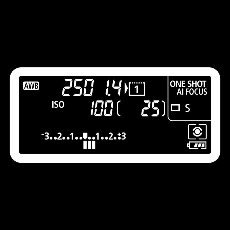 Top LCD Canon