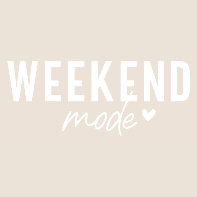 Wochenend-Modus-Stimmung