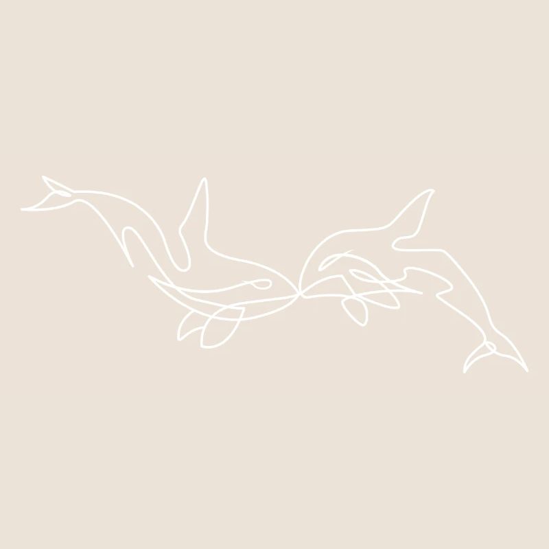 Embrasser les dauphins