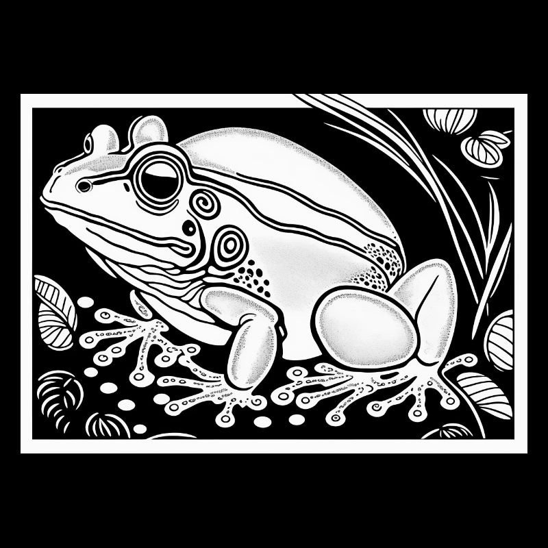 Frosch im Glück