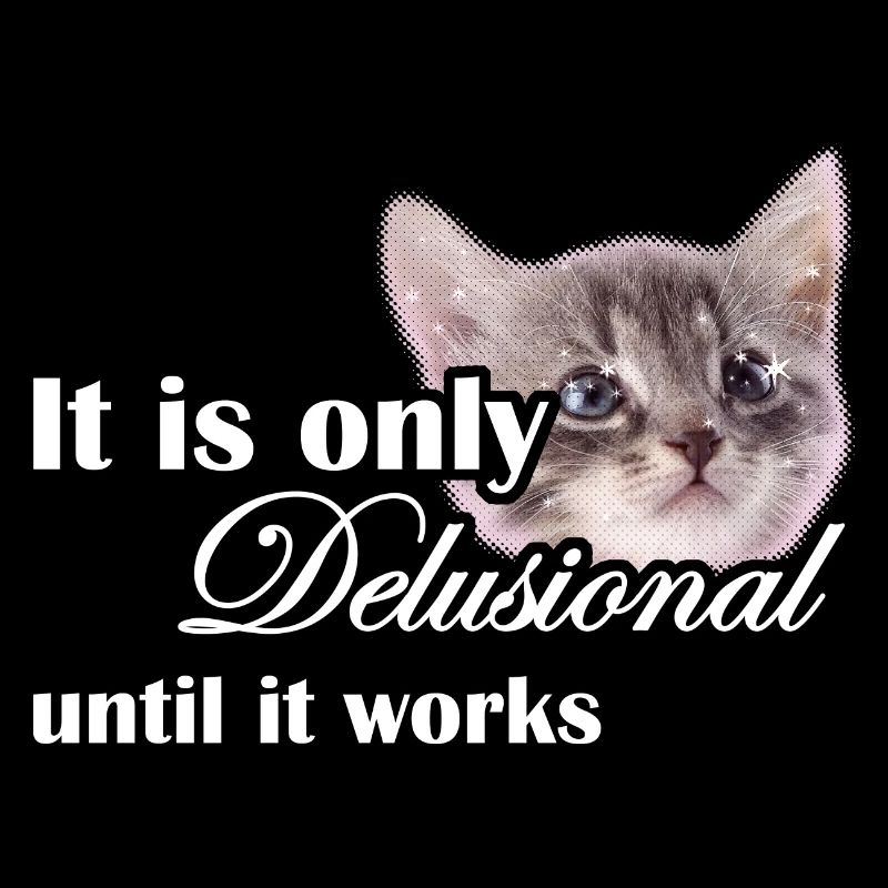 "It's only delusional until it works" Motivation