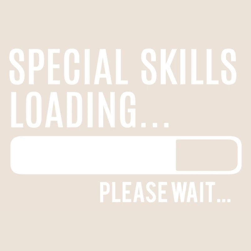 Special Skills Loading Superpowers Athlete Gamer