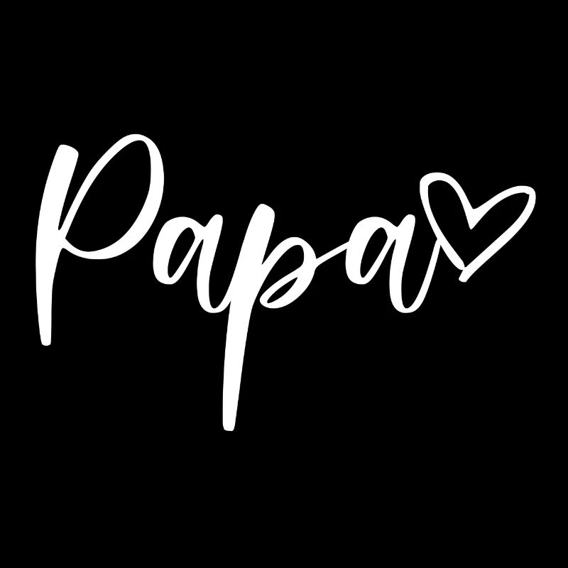 Papa Papi Dad Daddy Herz Liebe Vater Verkündung