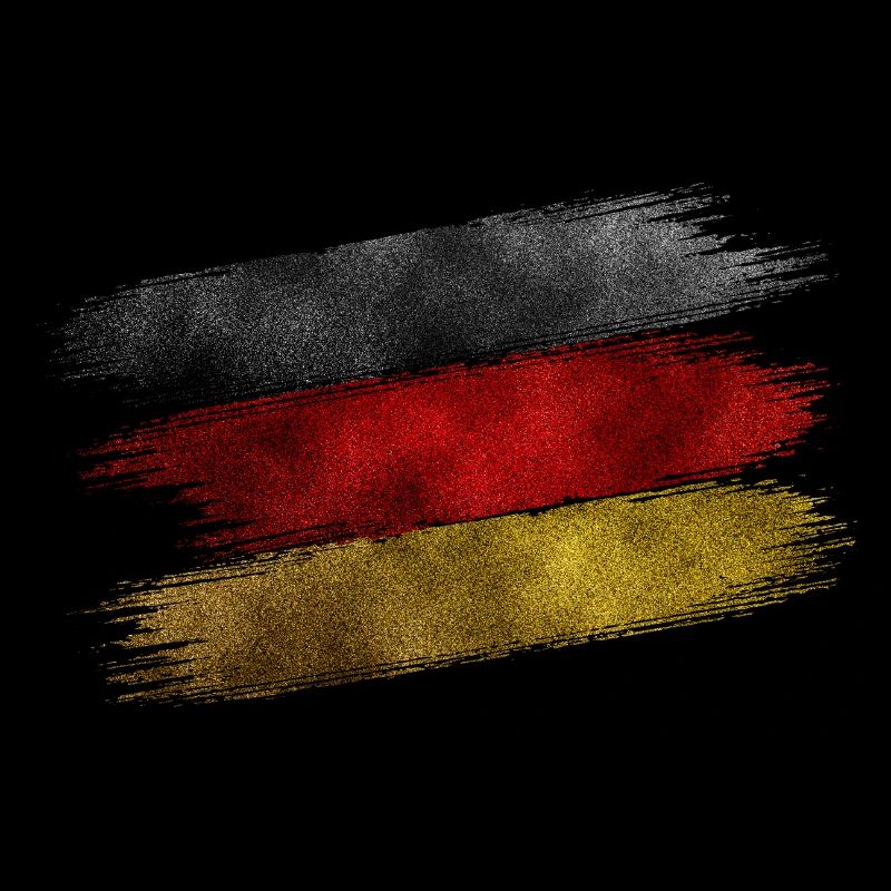 DRAPEAU ALLEMAND GLITTER