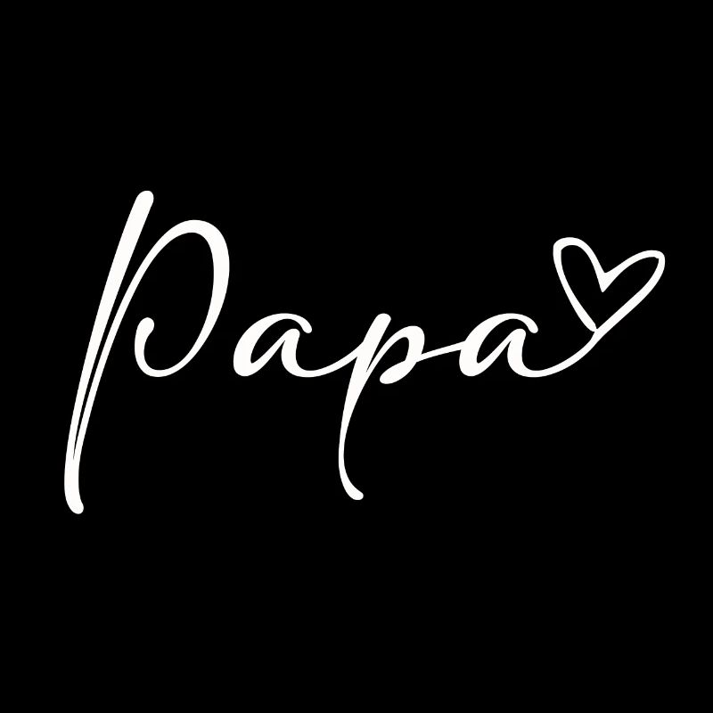 Papa Papi Dad Daddy Herz Liebe Geschenk Verkündung