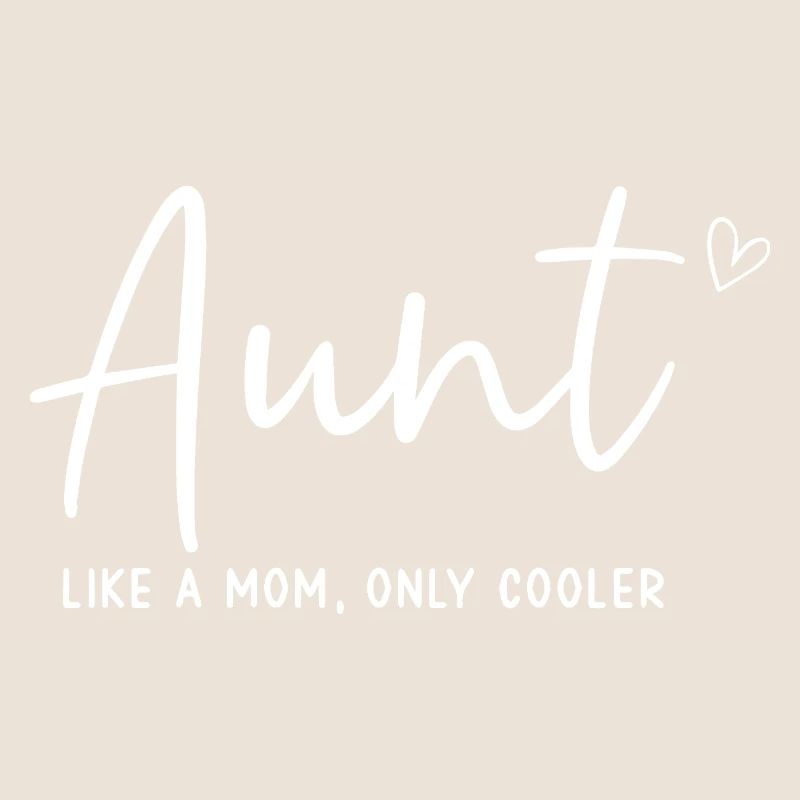 Tante wie eine Mutter nur cooleres Herz Design