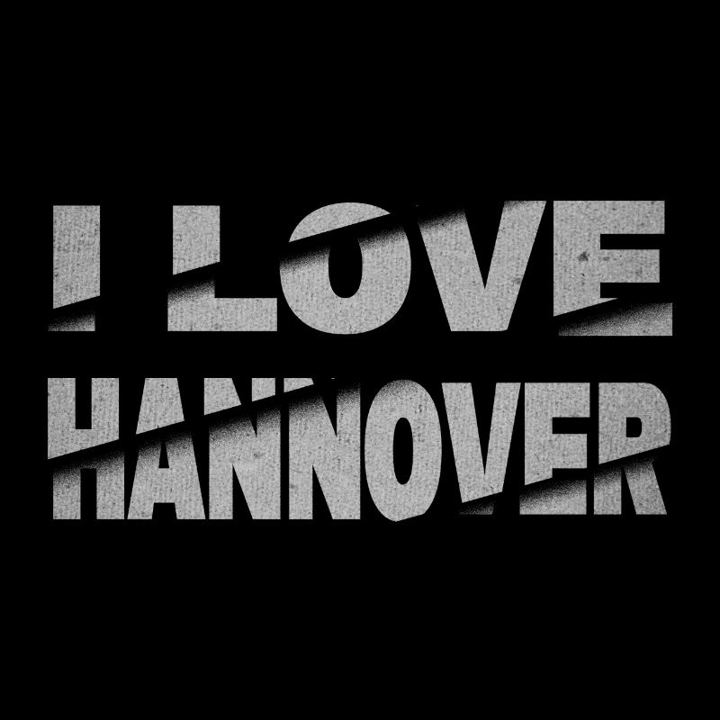 Hanovre Allemagne City Font Skyline J’aime