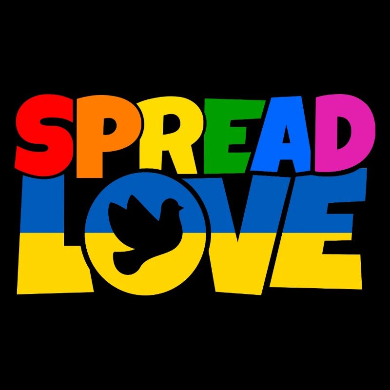 Conception de chemise Spread Love