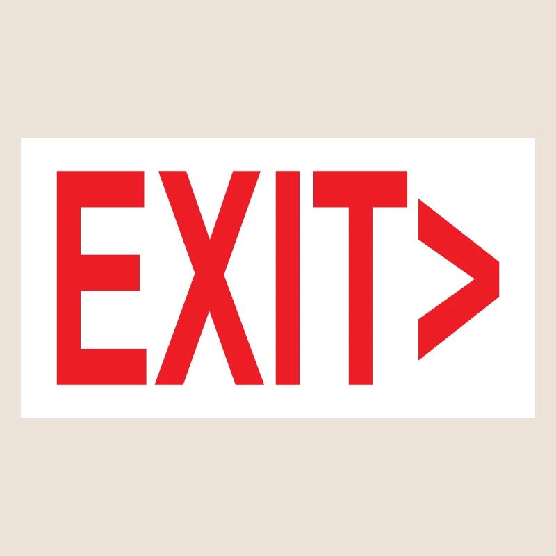 Exit / Exit / Emergency Exit