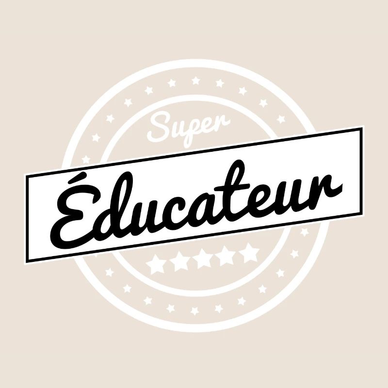Super éducateur - blanc