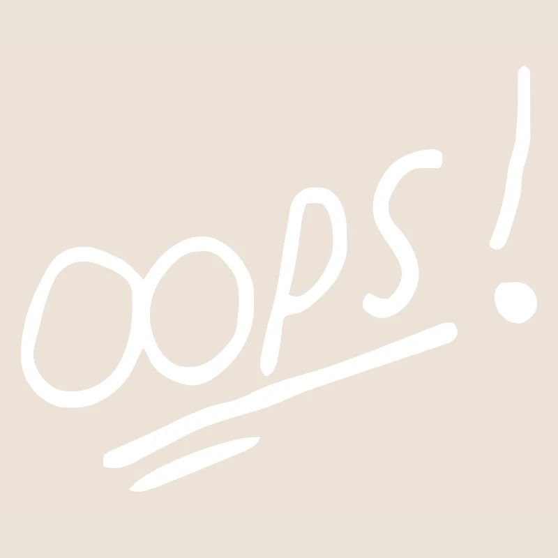 Vibrant Oops Conception de texte manuscrit