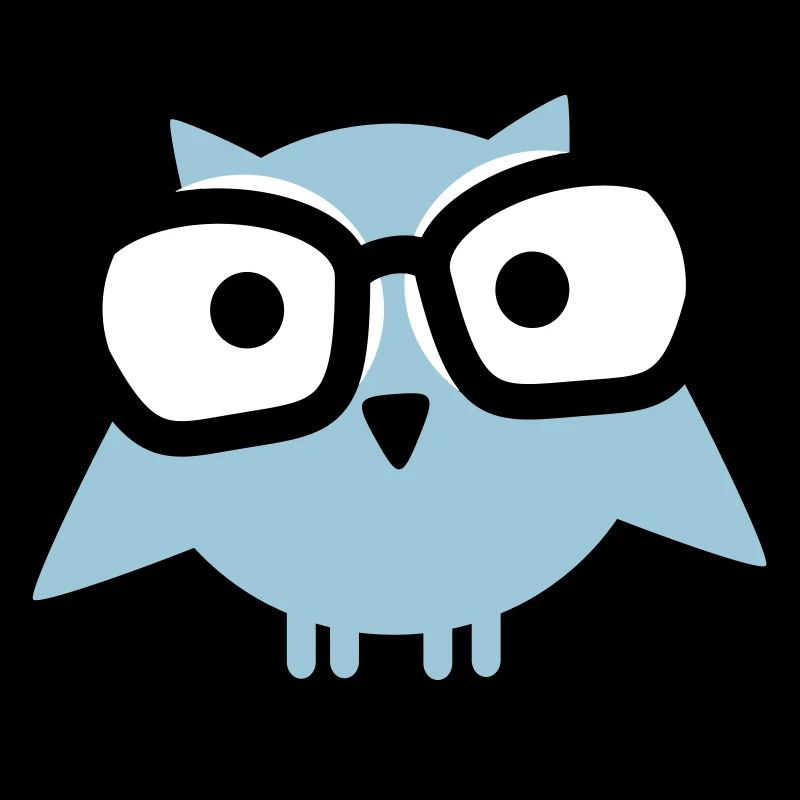 owl with glasses