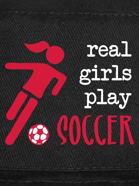 Real girls play soccer