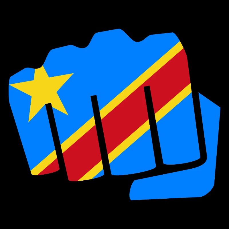 Congo Zaïre Kongu DR Congo Congo drapeau cadeau