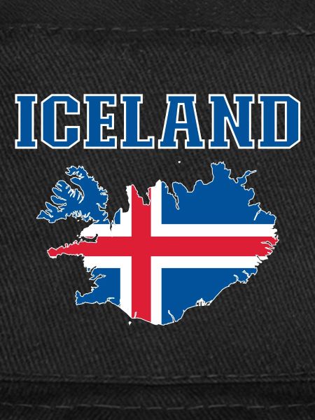 Iceland Flag Map