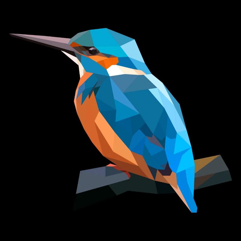 Polyart Oiseau de glace