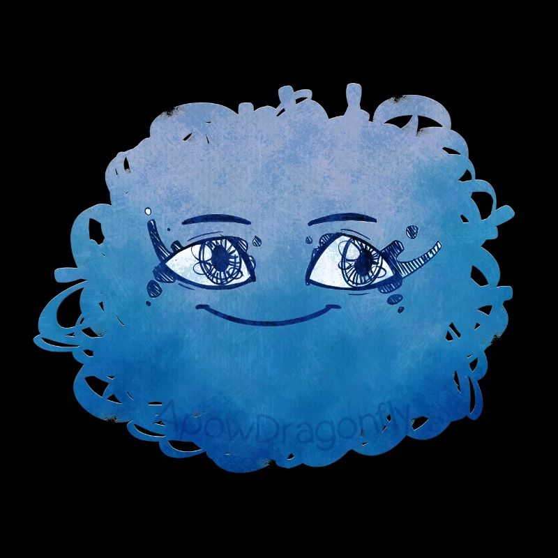 Petit Monstre pelote n°5 – bleu