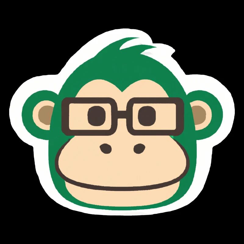Type d’autocollant de singe