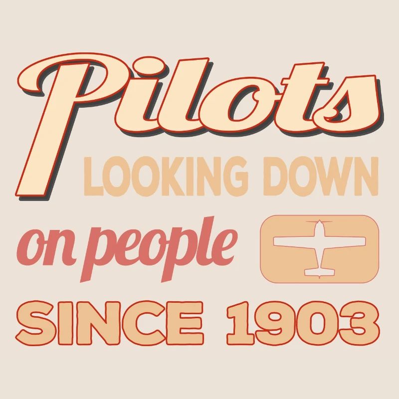 Pilots looking down on people - Pilot Gift