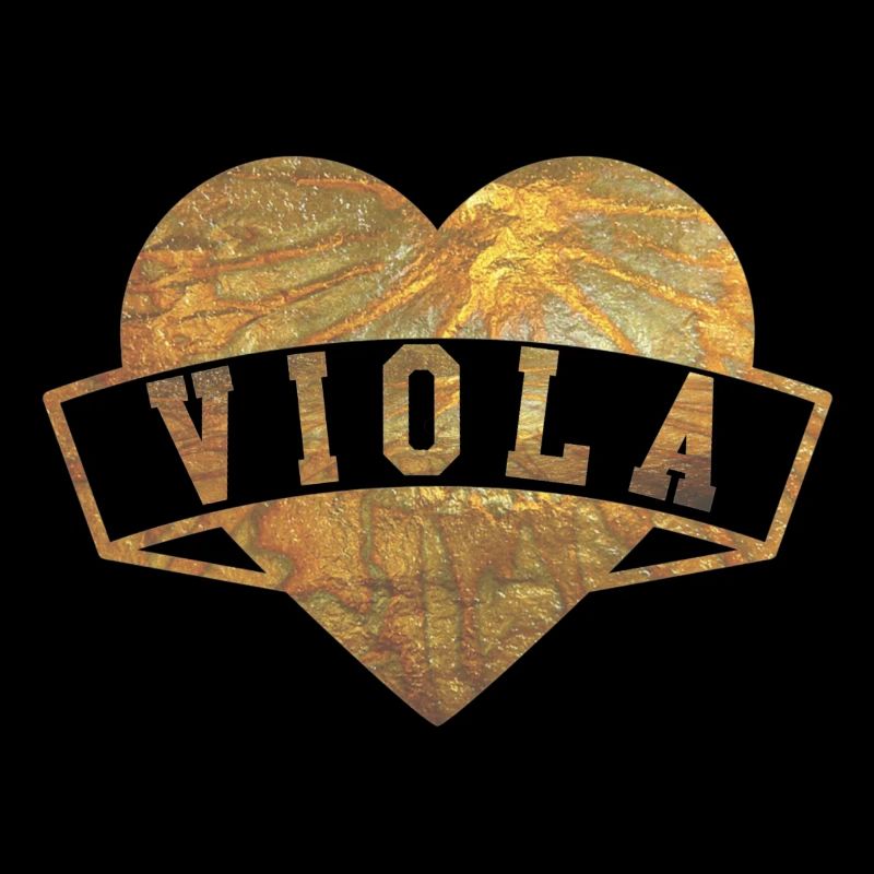 Viola Hearts Gold