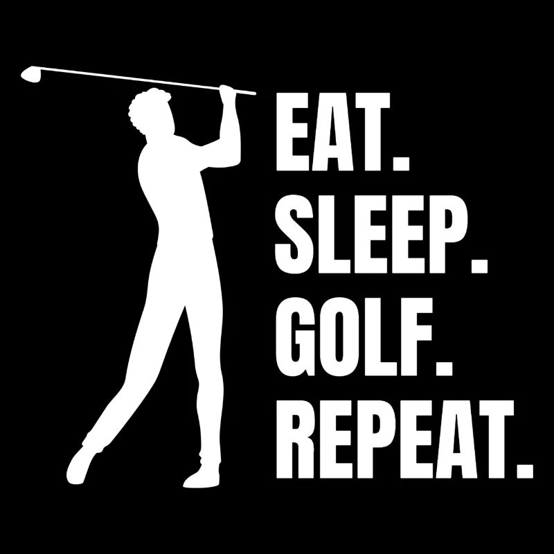 Golf Golfspielerin Spruch Golfball Golfschläger
