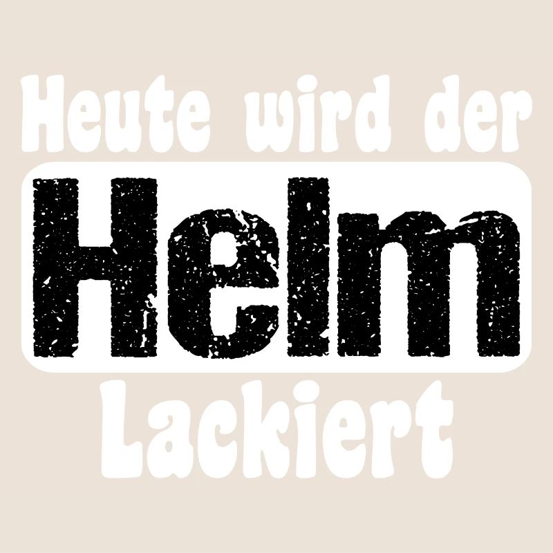 Heute wird der Helm lackiert Schwarz