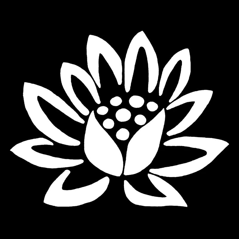 Lotus blanc et la nature