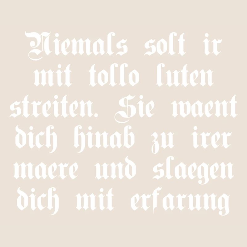 Diskutiere nicht mit Dummköpfen