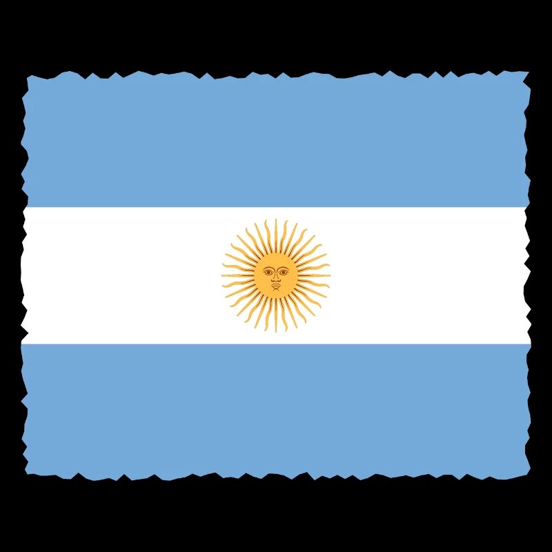 Drapeau de l’Argentine Amérique du Sud Drapeau de l’Argentine