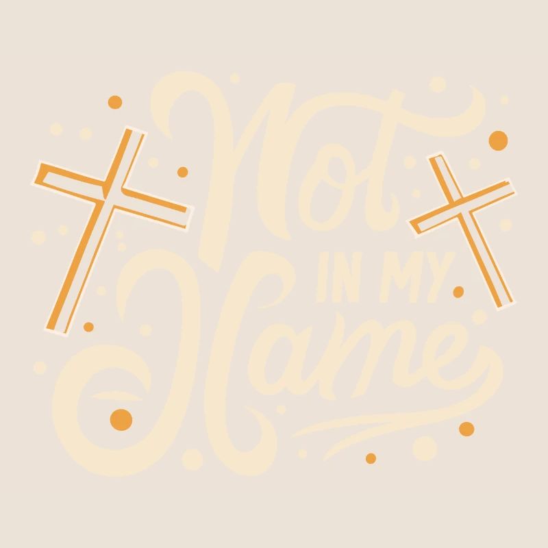 Pas en mon nom Devise Déclaration disant