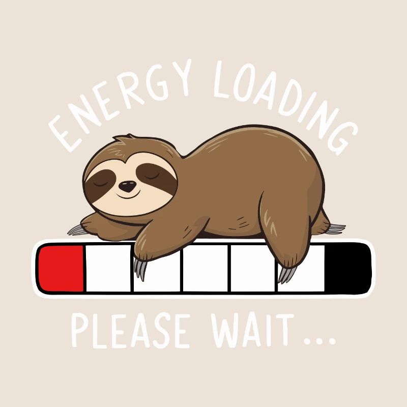 Sleeping Sloth Battery Charging Bar
