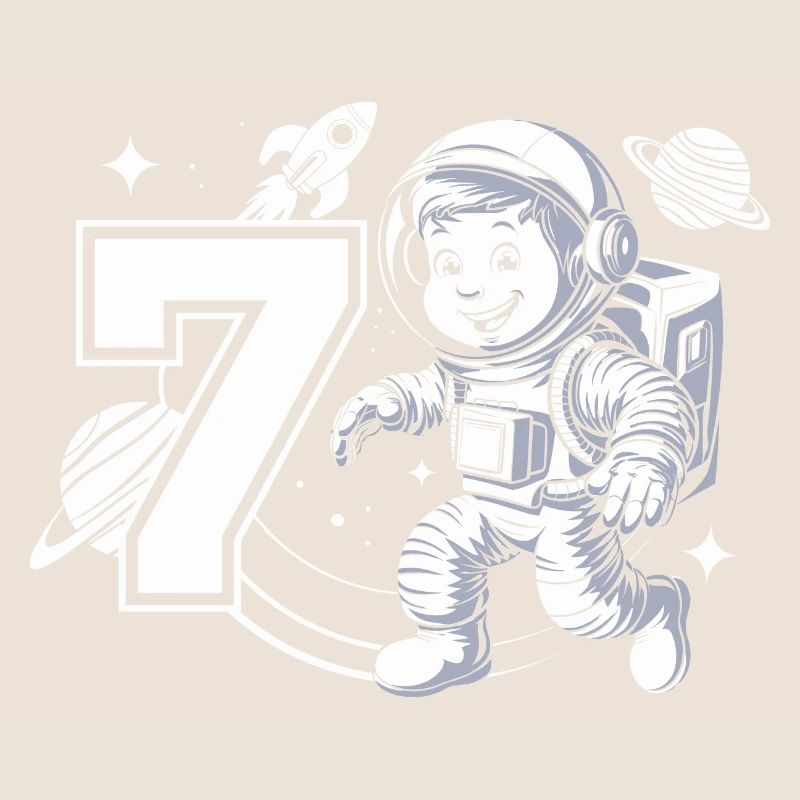 7e anniversaire Astronaute Aventure spatiale pour les garçons