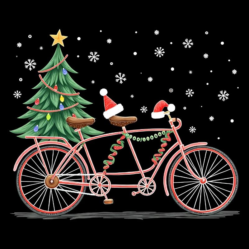 Fahrrad Weihnachtsbeleuchtung