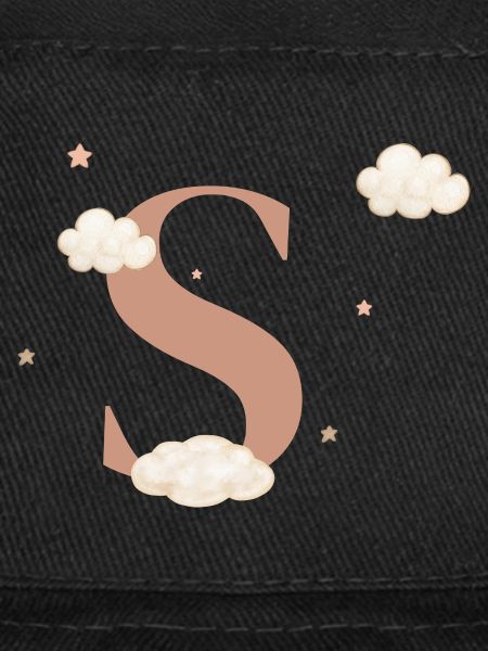 Letter s clouds stars