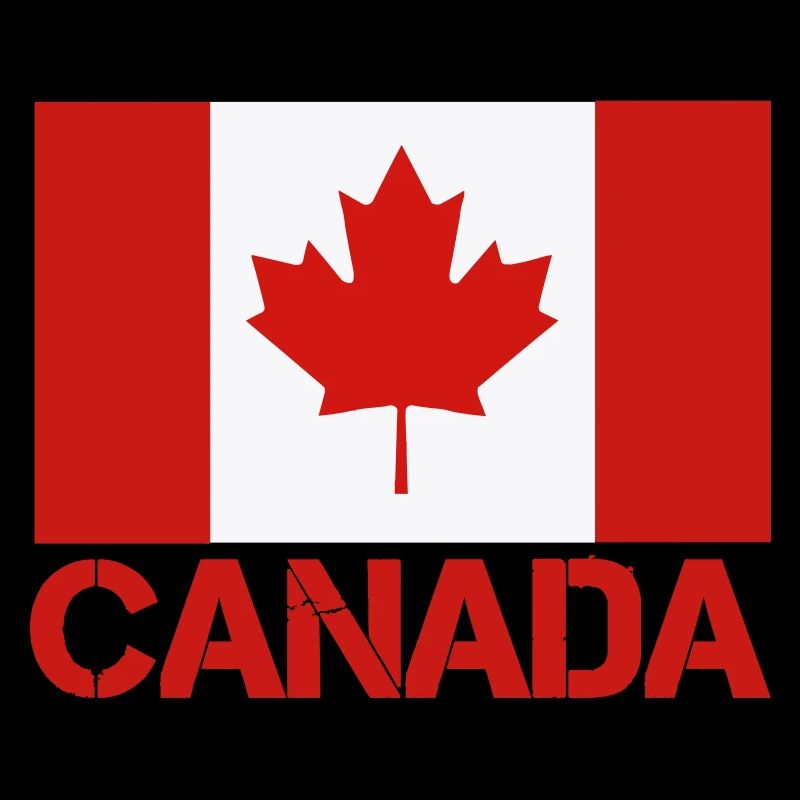 Maple Leaf Canada Flag Art
