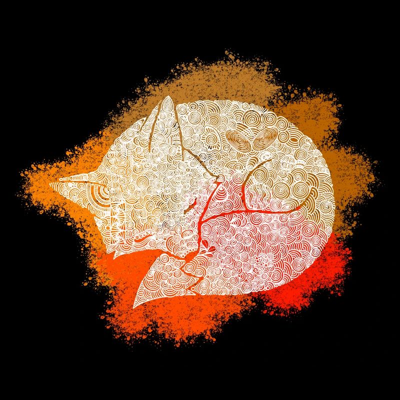 Zentangle Fox