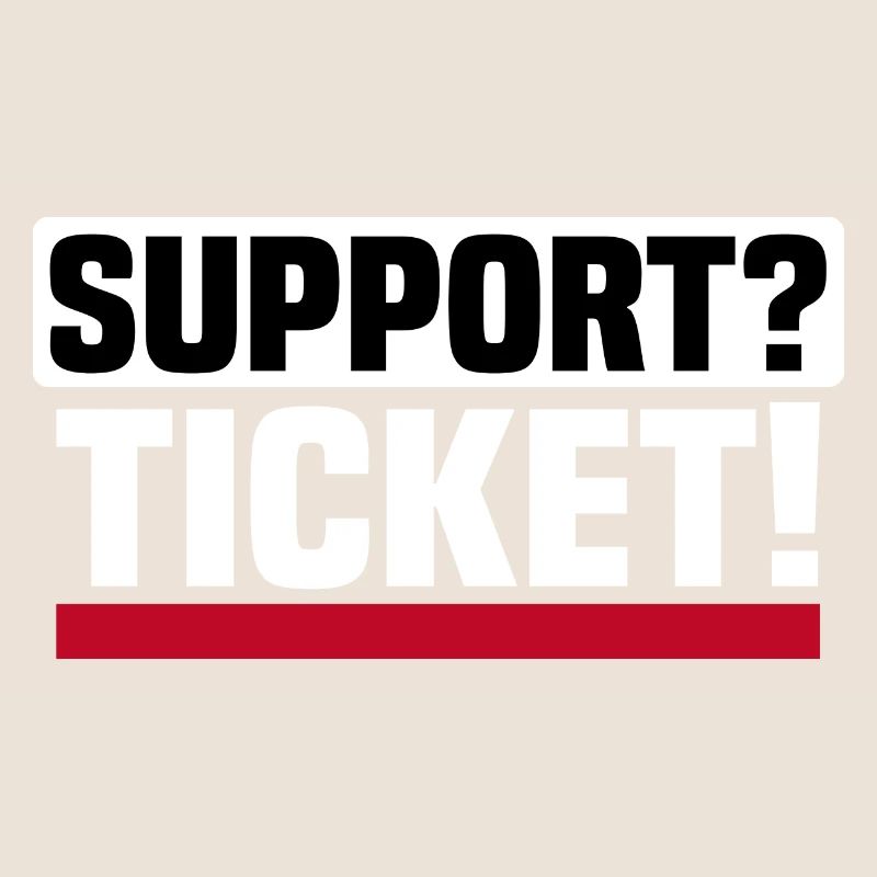 Pas de support sans ticket - IT Administrator Office