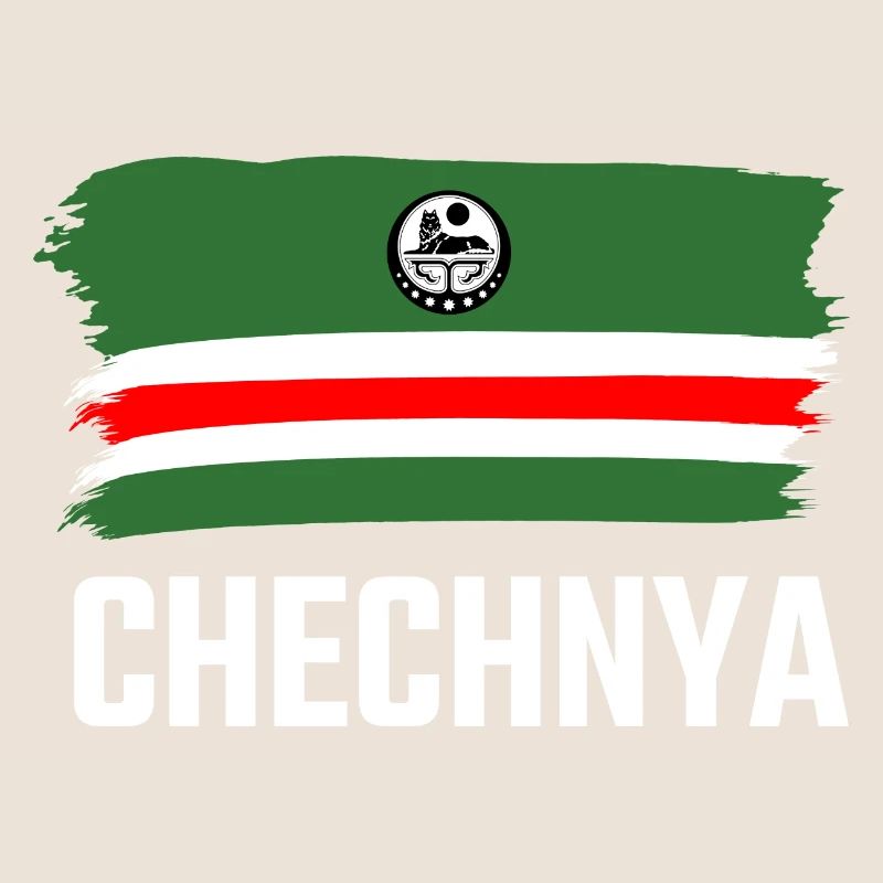 Chechnya Chechen Tschetschenien Tschetschene Flag