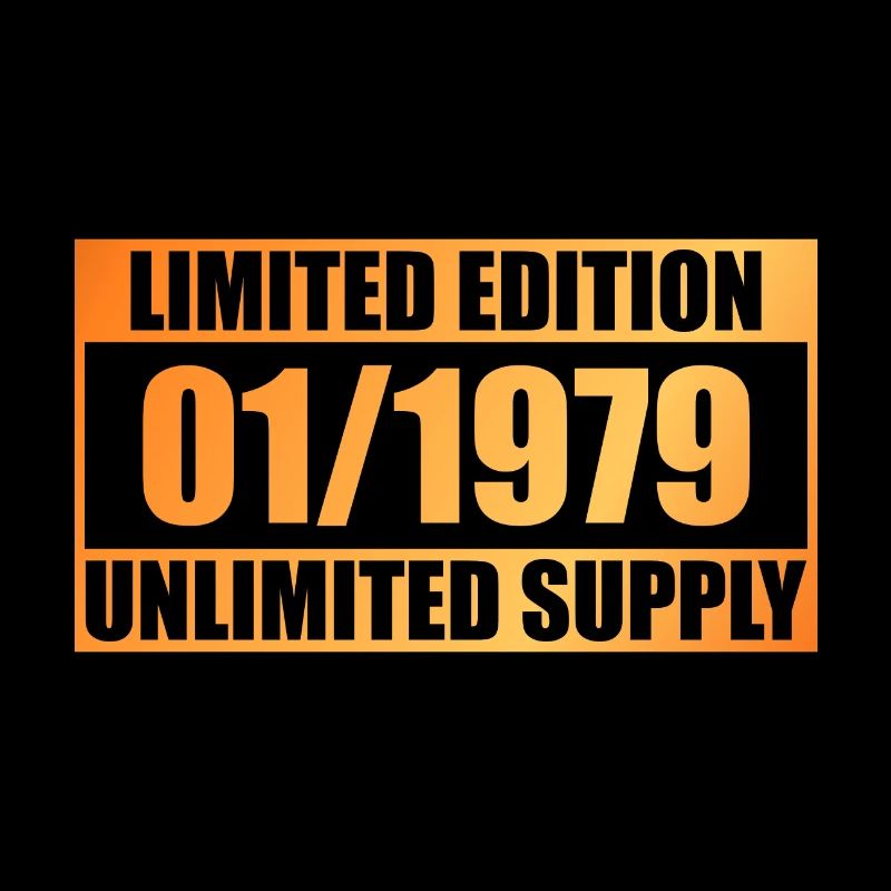 45th Birthday Limited Edition - ꝏ Supply 01/1979