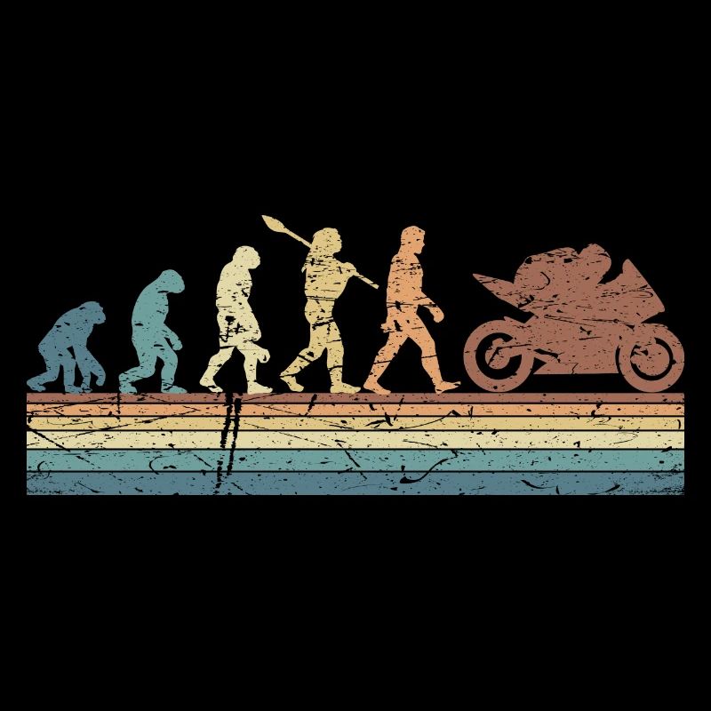 Motorcycle Evolution Vintage Shadow Biker