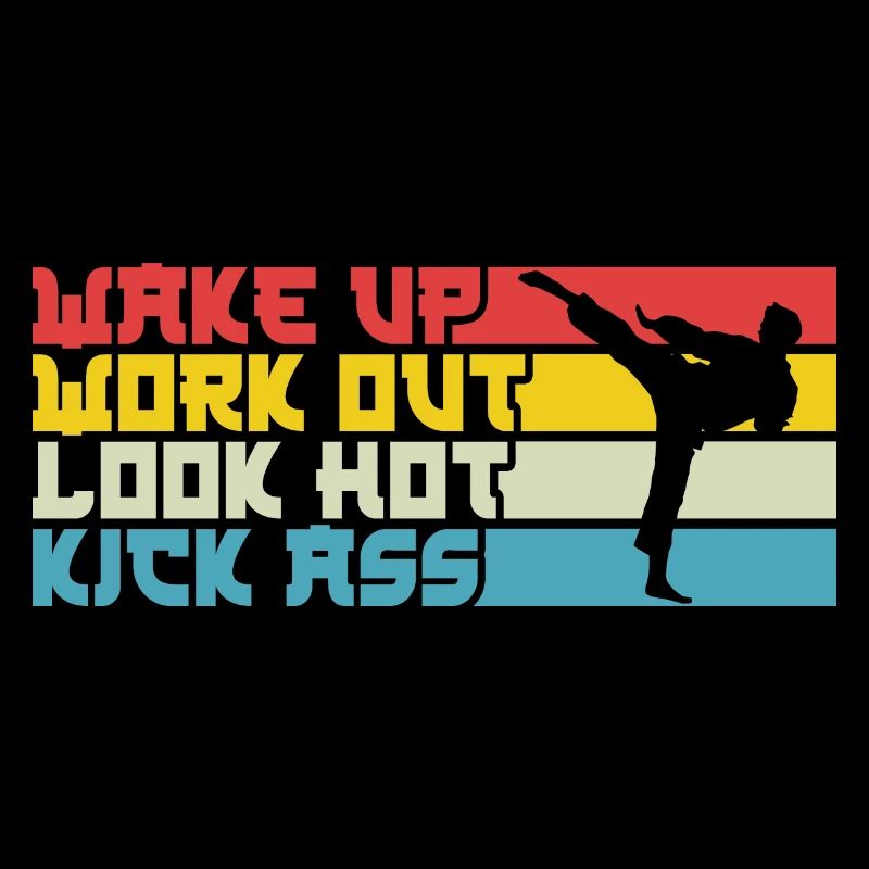 Karate Black Belt Gi Uniform Wake