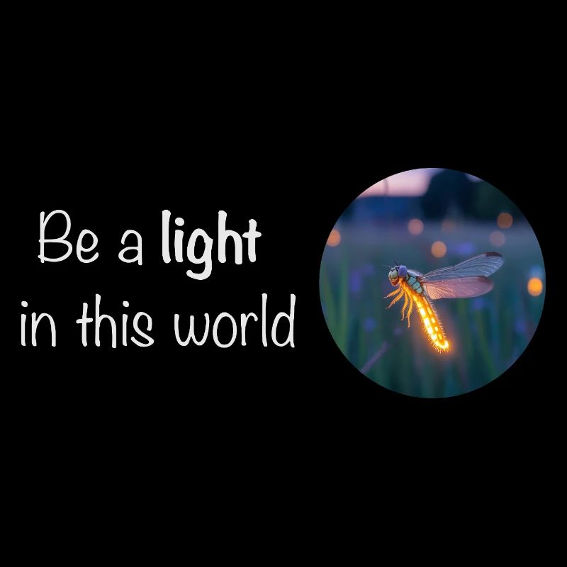 Sei ein Licht in dieser Welt – Glühwürmchen