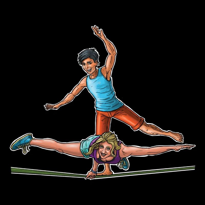 Slackliners - slackline lovers